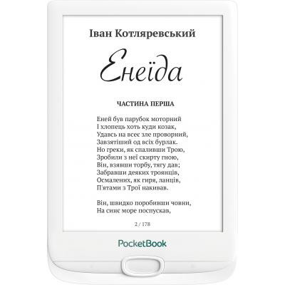 Электронная книга PocketBook 606 White (PB606-D-CIS)  Фото №0